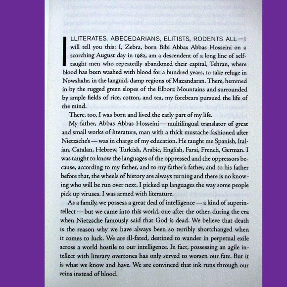 Book - Call Me Zebra: A Novel, by Azareen Van der Vliet Oloomi - Picture 5 of 14